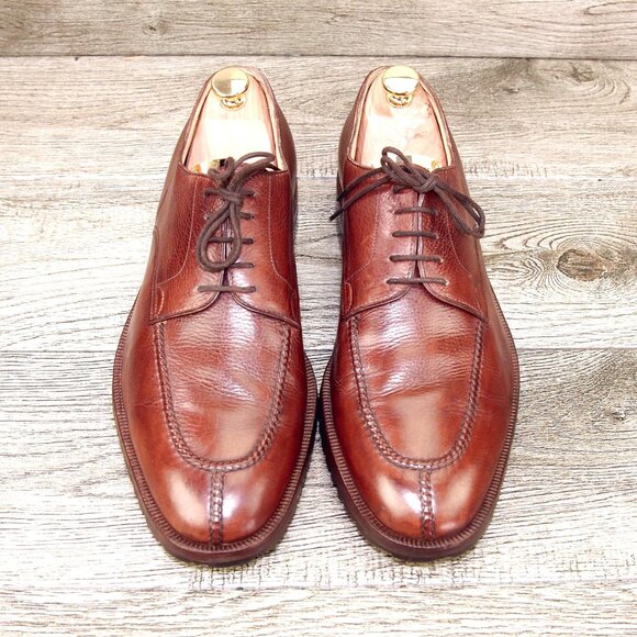 $695 Neiman Marcus GRAVATI Oxford 10 W Wide Caffè 15206 * add $15 new Trees main image 8